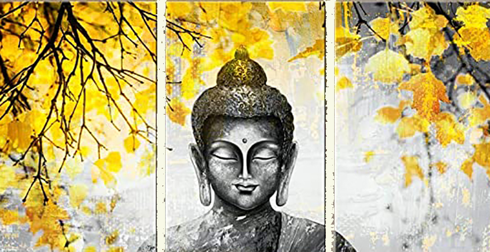 Group-Painting-Sets Buddha 3 Panel painting for sale PAB0009