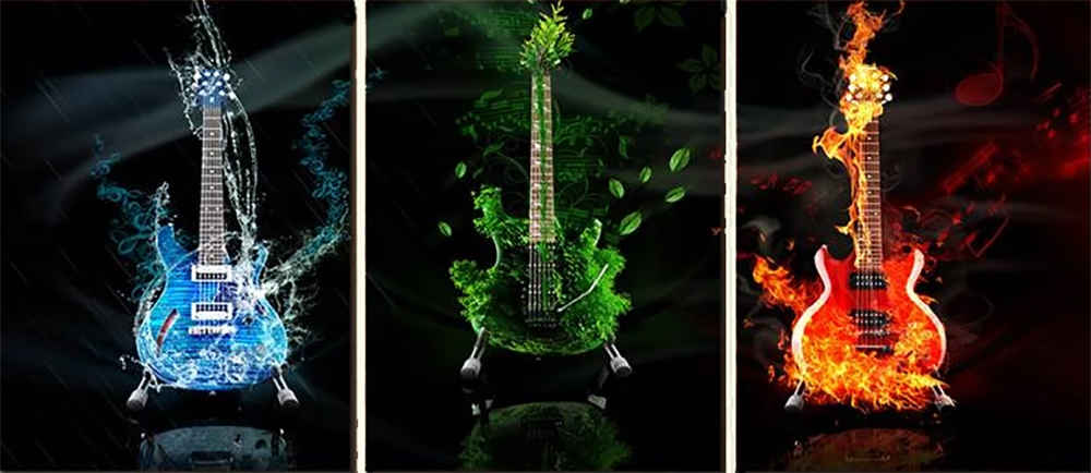 Group-Painting-Sets Music 3 Panel painting for sale PAM0005