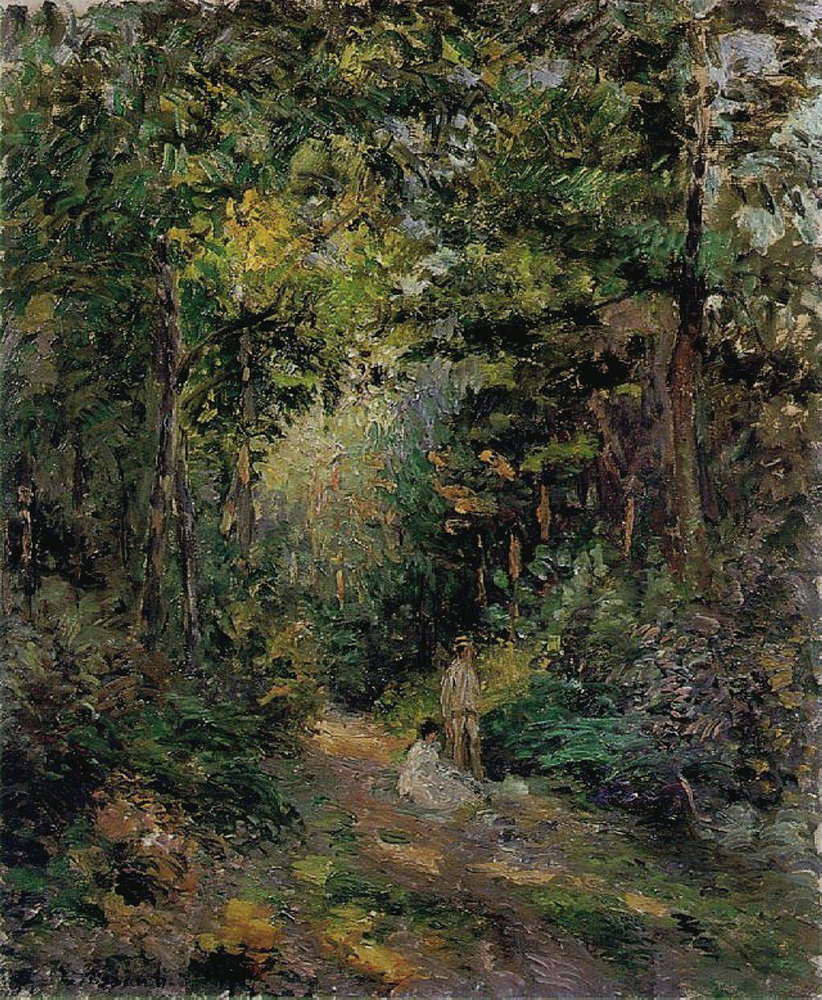 Camille Pissarro Autumn, Path through the Woods, 1876 oil painting reproduction