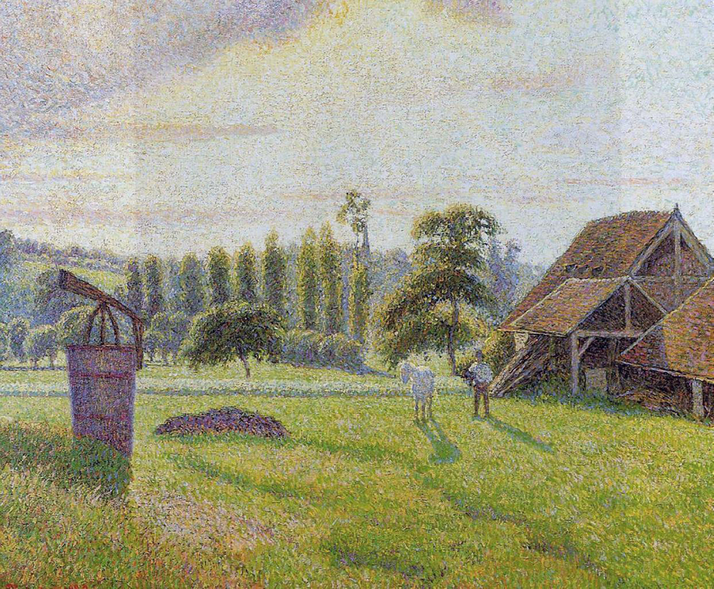 Camille Pissarro Brickworks at Eragny, 1888 oil painting reproduction