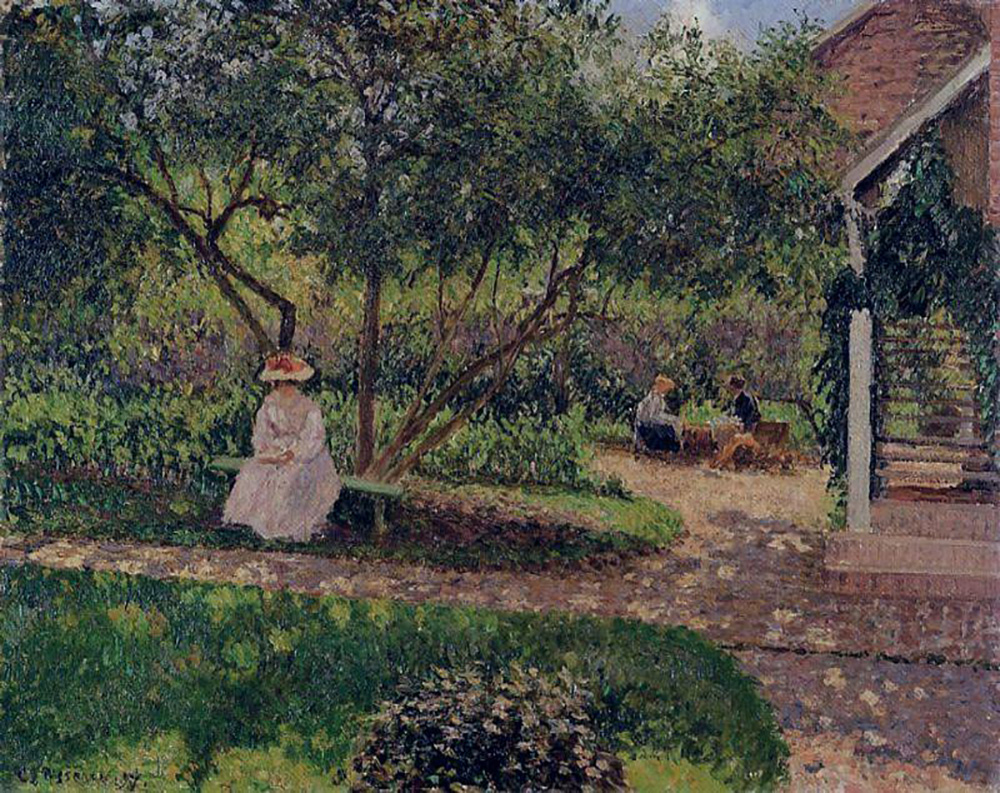 Camille Pissarro Corner of the Garden in Eragny, 1897 oil painting reproduction