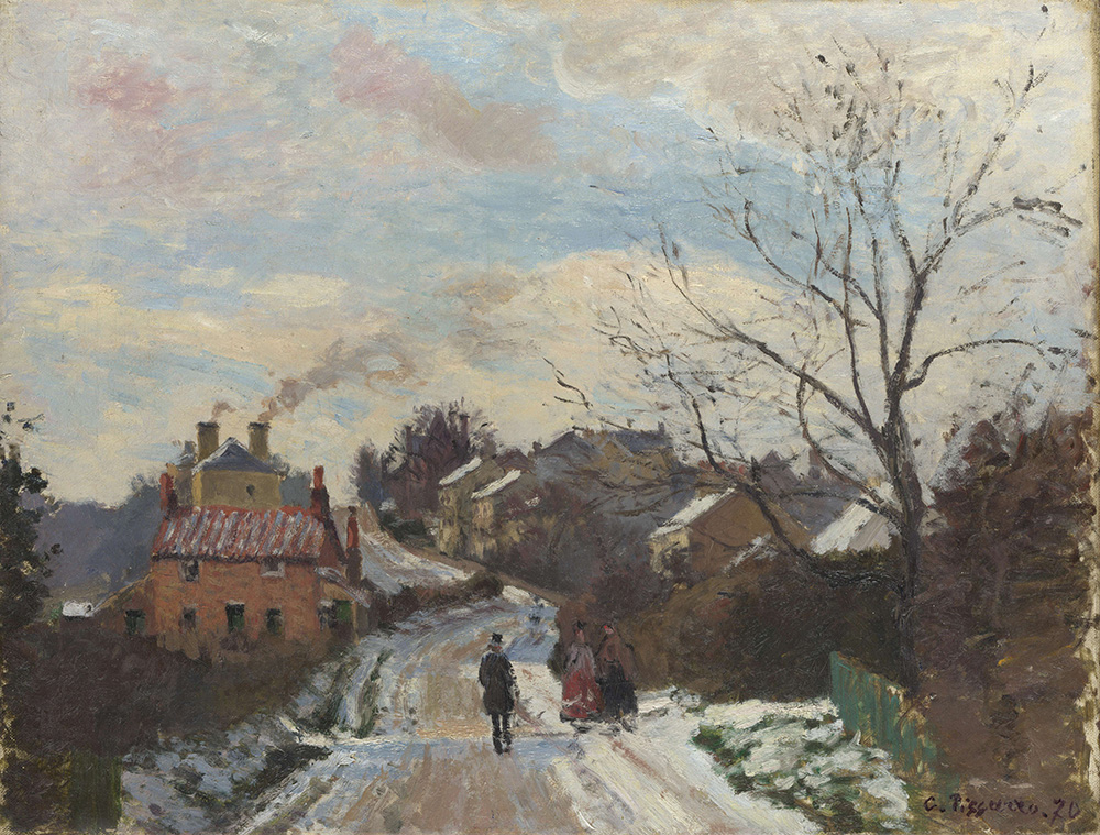 Camille Pissarro Fox Hill, Upper Norwood, 1870 oil painting reproduction