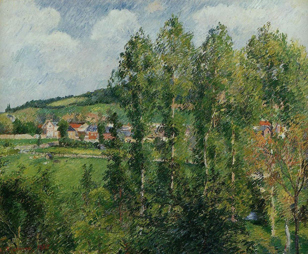 Camille Pissarro Gizors, New Section, 1885 oil painting reproduction
