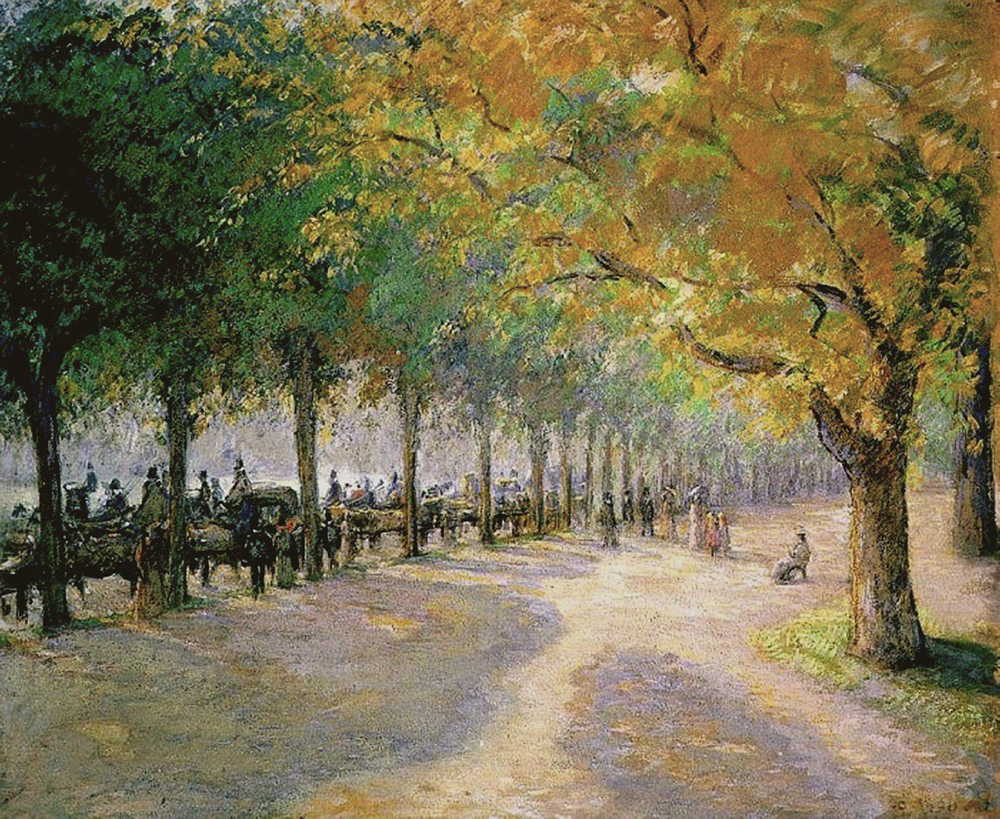 Camille Pissarro Hyde Park, London, 1890 oil painting reproduction