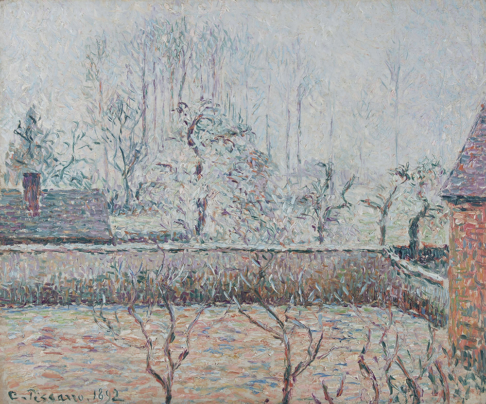 Camille Pissarro Landscape, Frost and Fog, Eragny, 1892 oil painting reproduction