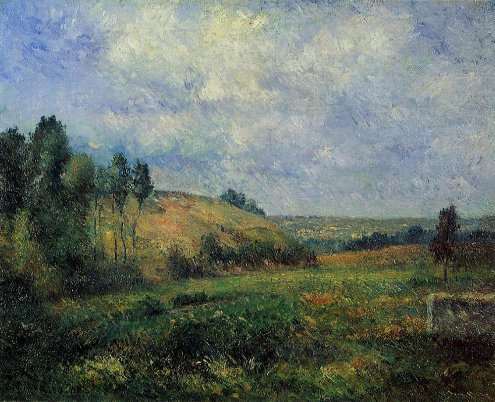 Camille Pissarro Landscape, near Pontoise, 1880 oil painting reproduction