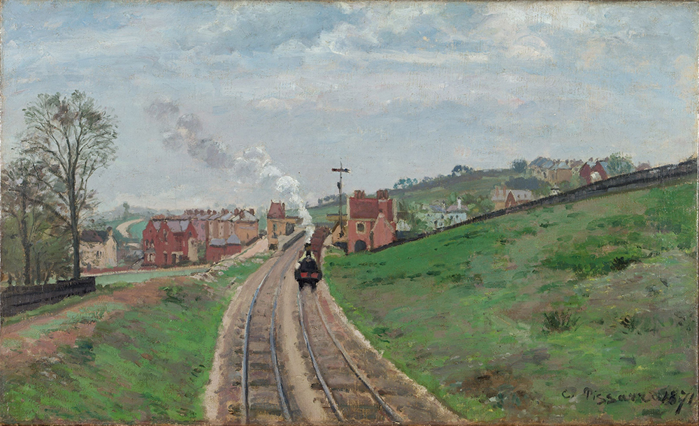 Camille Pissarro Lordship Lane Station, Dulwich, 1871 oil painting reproduction