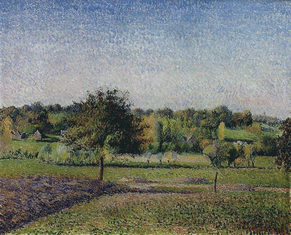 Camille Pissarro Meadows at Eragny, 1886 oil painting reproduction