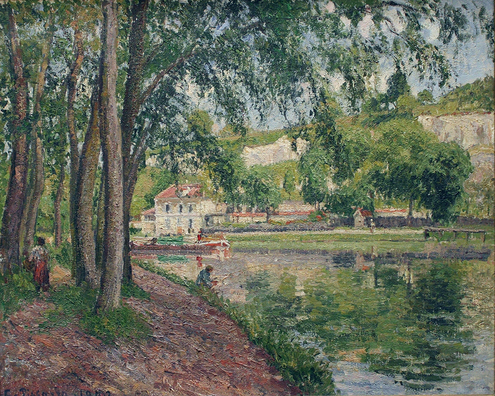 Camille Pissarro Moret, the Canal of Loing, 1902 oil painting reproduction