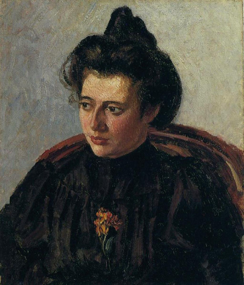 Camille Pissarro Portrait of Jeanne, 1898 oil painting reproduction