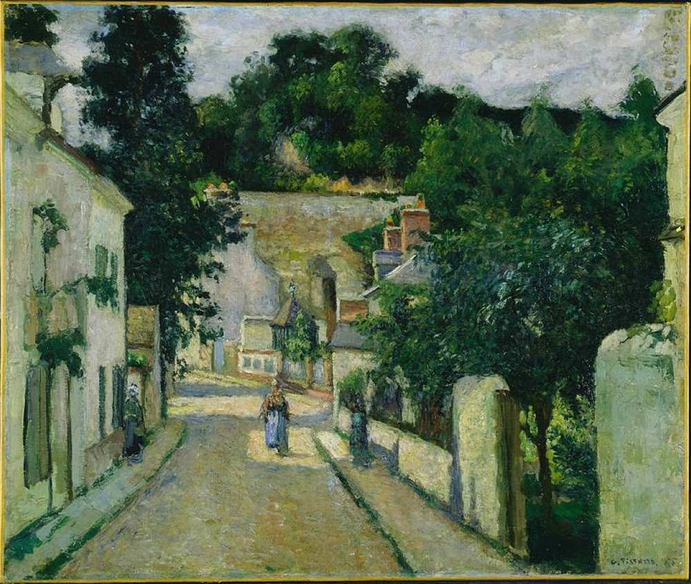 Camille Pissarro Rue de l'Hermitage, Pontoise 2, 1874 oil painting reproduction