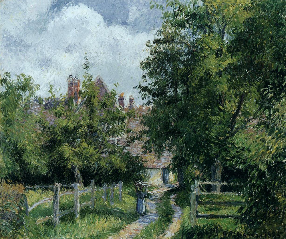 Camille Pissarro Saint-Martin, near Gisors, 1885 oil painting reproduction