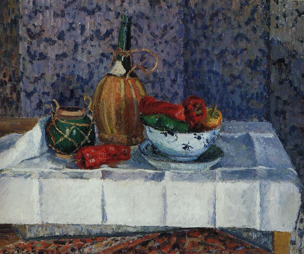 Camille Pissarro Still Life with Spanish Peppers, 1899 oil painting reproduction