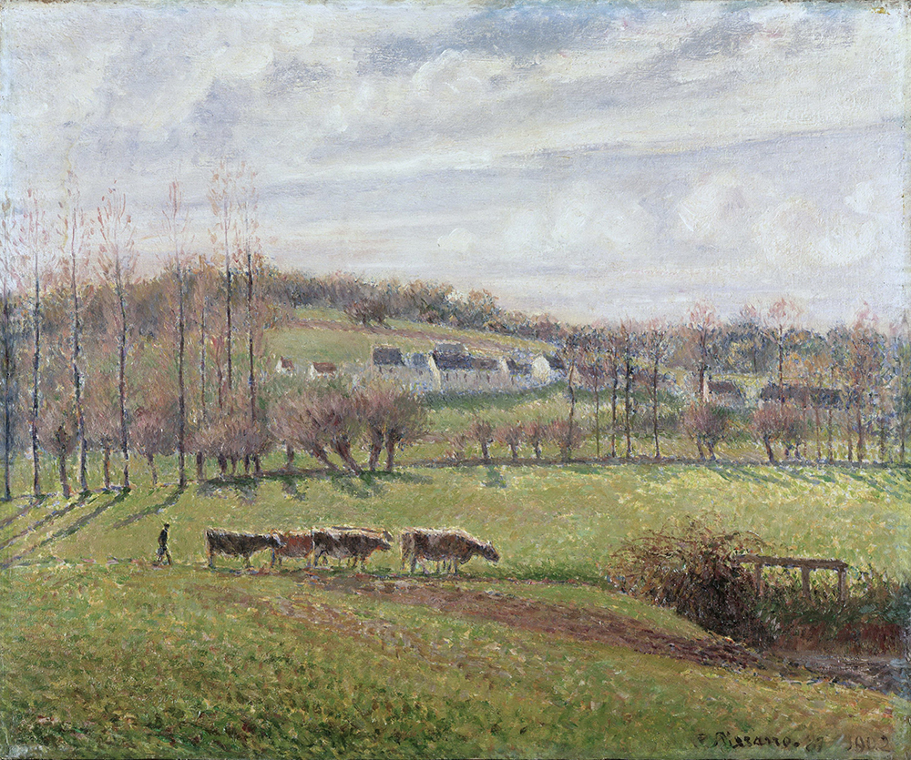 Camille Pissarro Summer Landscape, Eragny, 1887-1902 oil painting reproduction