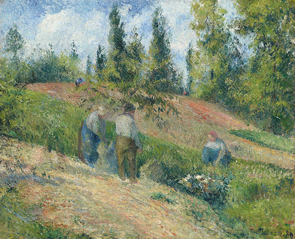 Camille Pissarro The Harvest, Pontoise, 1880 oil painting reproduction