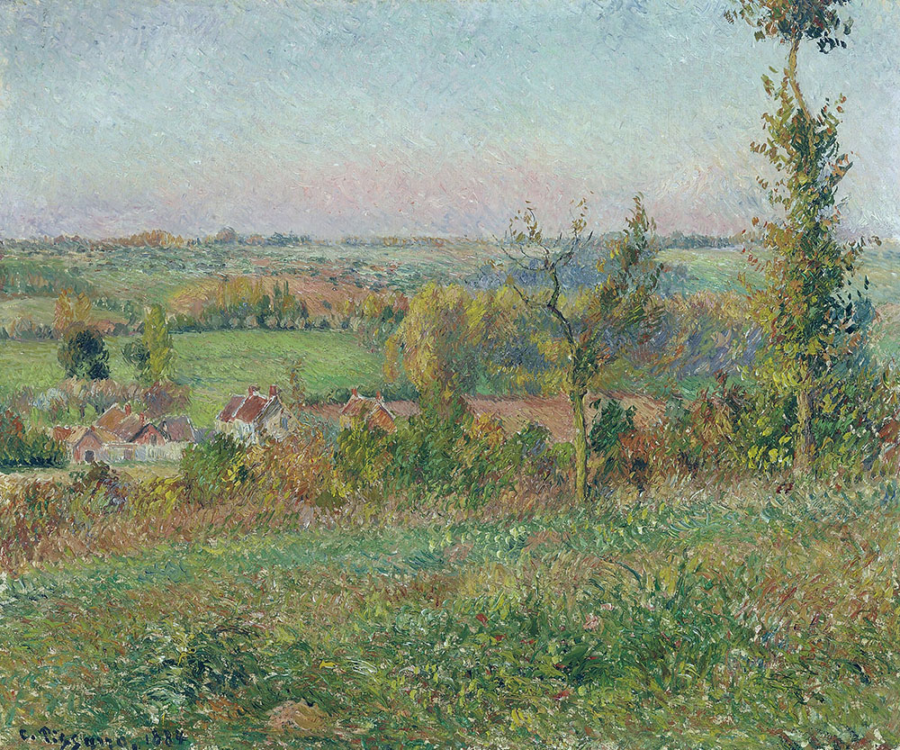Camille Pissarro The Hills of Thierceville, Outskirts Eragny, 1884 oil painting reproduction