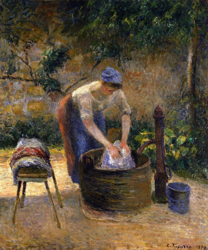 Camille Pissarro The Laundry Woman, 1879 oil painting reproduction