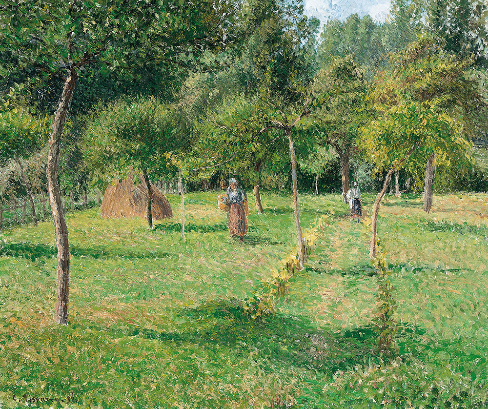Camille Pissarro The Orchard at Eragny, 1896 oil painting reproduction
