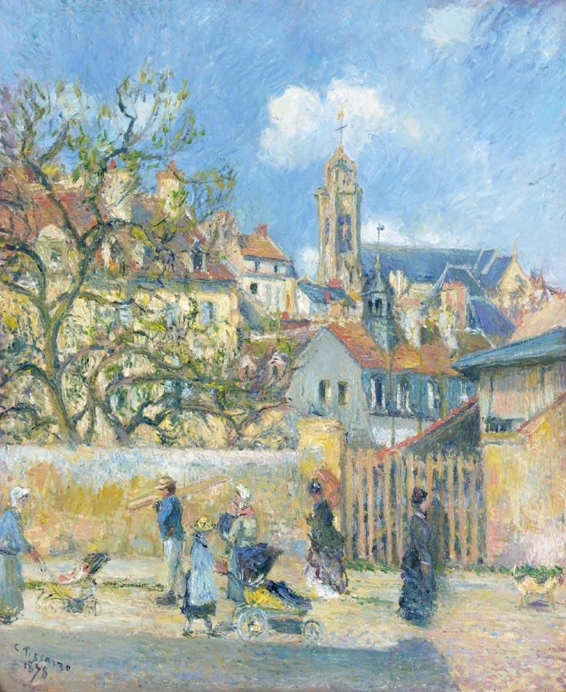 Camille Pissarro The Park of Charrettes, Pontoise, 1878 oil painting reproduction