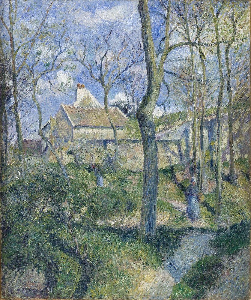 Camille Pissarro The Path to Pouilleux, Pontoise, 1881 oil painting reproduction