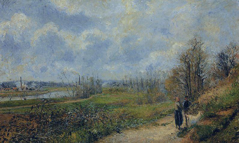 Camille Pissarro The Pathway at Le Chou, Pontoise, 1878 oil painting reproduction