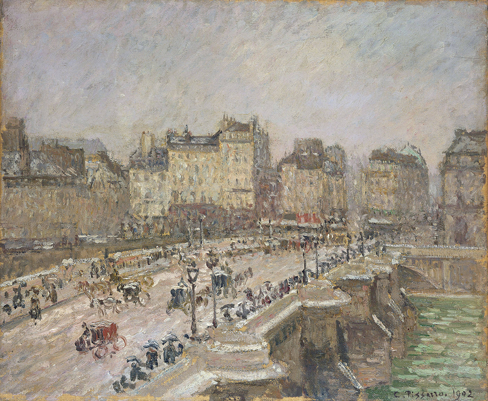 Camille Pissarro The Pont Neuf, Snow Effect, 1902 oil painting reproduction