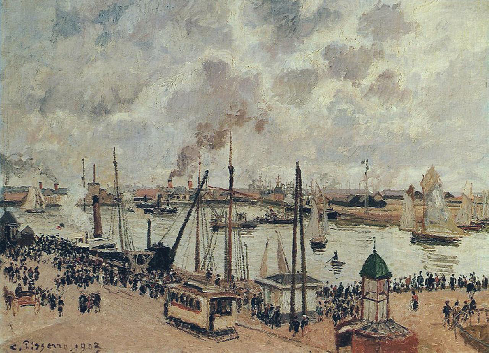 Camille Pissarro The Port of Havre, 1903 02 oil painting reproduction