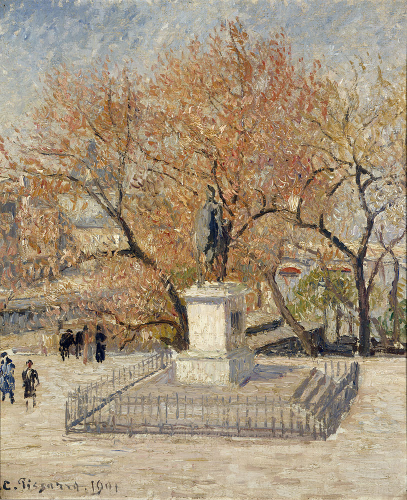 Camille Pissarro The Statue of Henri IV, 1901 oil painting reproduction