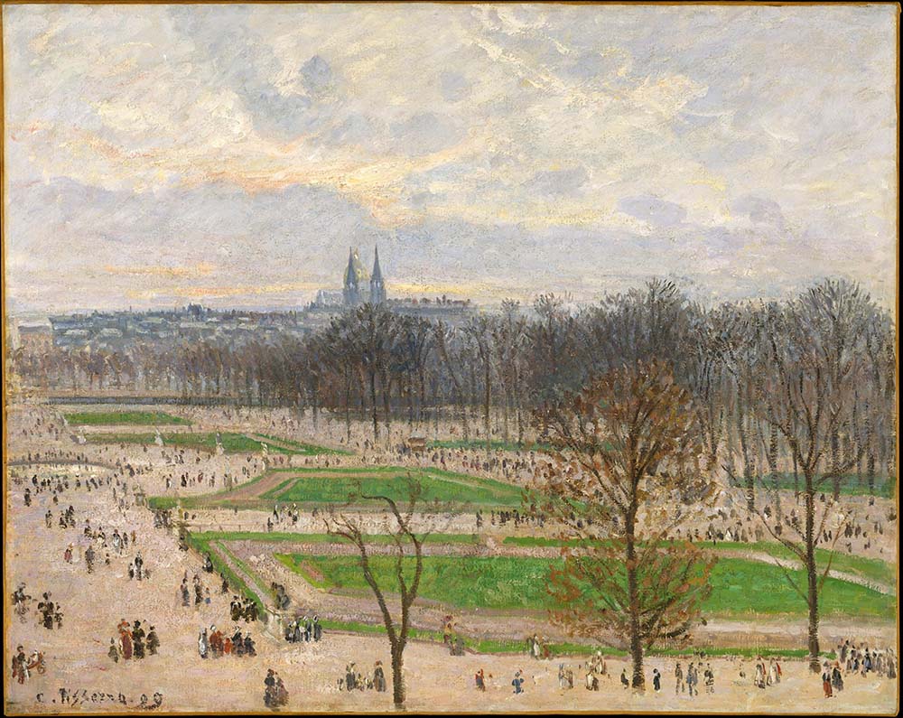 Camille Pissarro The Tuileries Gardens on a Winter Afternoon, 1899 oil painting reproduction