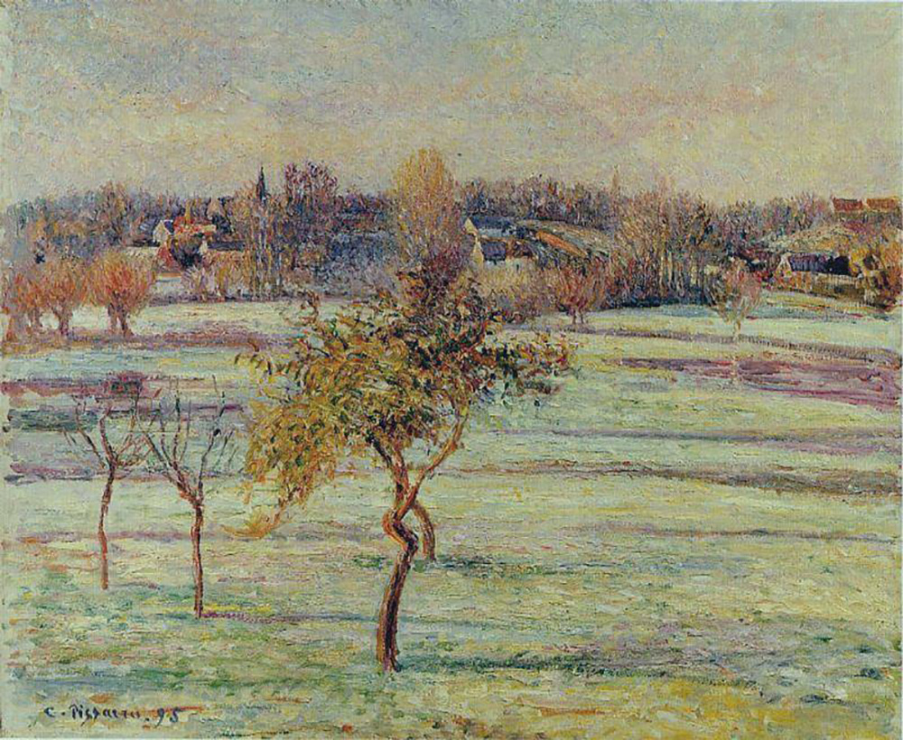 Camille Pissarro White Frost at Eragny, 1895 oil painting reproduction