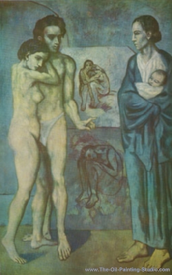 Pablo Picasso La Vie oil painting reproduction