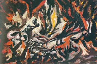 Jackson Pollock The Flame oil painting reproduction