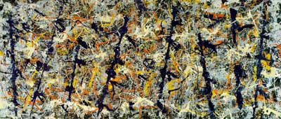 Jackson Pollock Blue Poles - Number 11 oil painting reproduction