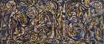 Jackson Pollock There Were Seven in Eight oil painting reproduction