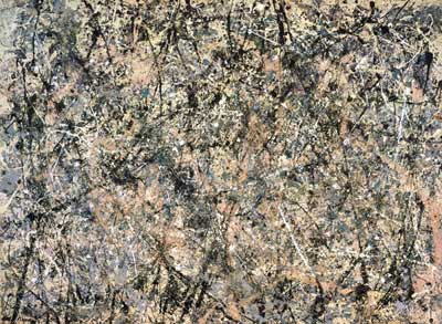 Jackson Pollock Lavender Mist: Number 1 1950 oil painting reproduction