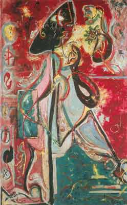 Jackson Pollock The Moon-Woman oil painting reproduction