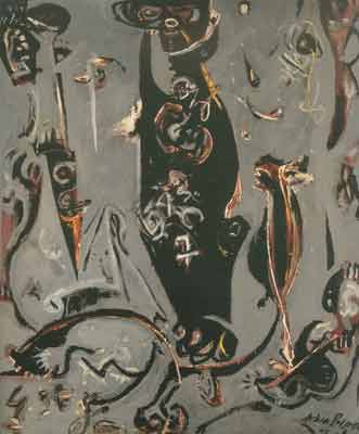 Jackson Pollock Totem Lesson 2 oil painting reproduction