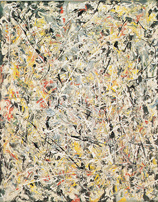 Jackson Pollock White Light oil painting reproduction