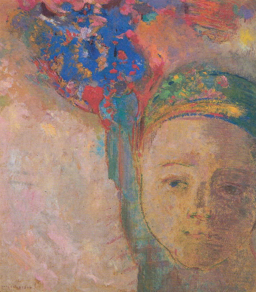 Odilon Redon Thought, 1905 oil painting reproduction