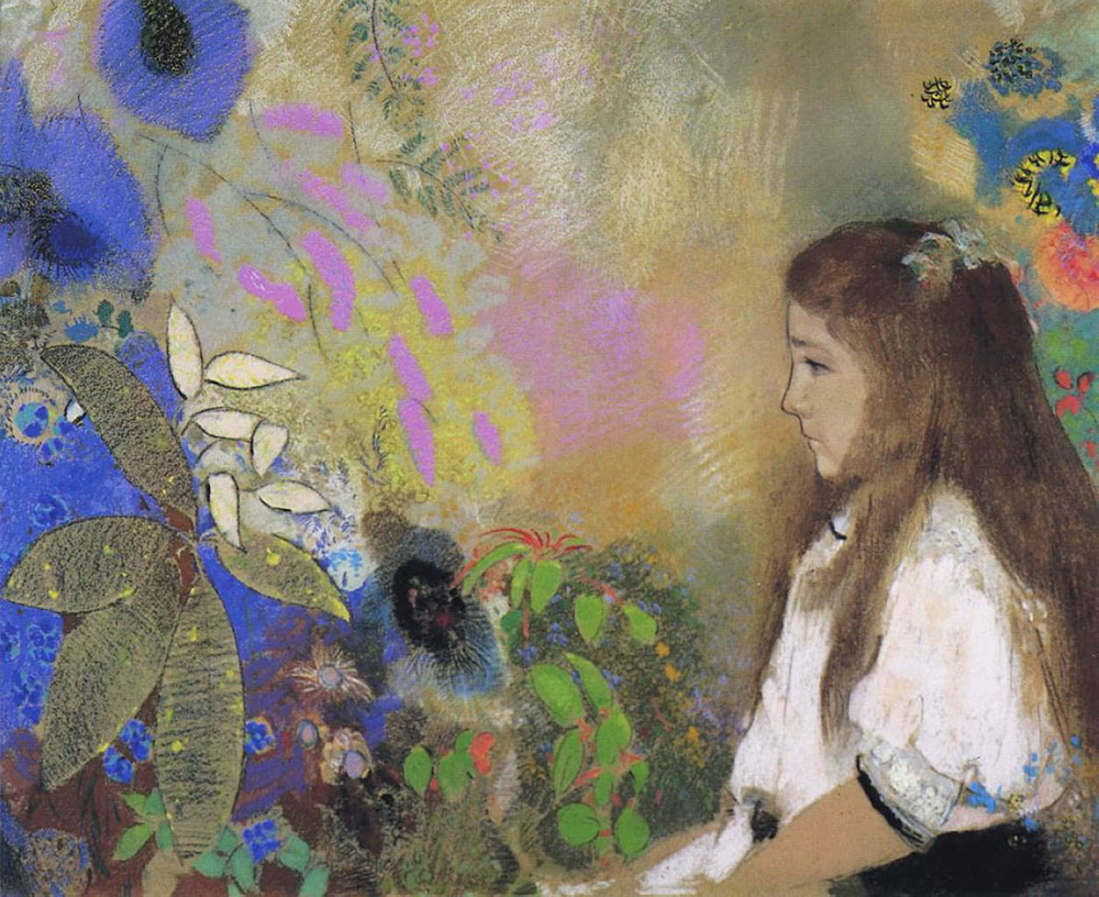 Odilon Redon Portrait of Yseult Fayet, 1908 oil painting reproduction