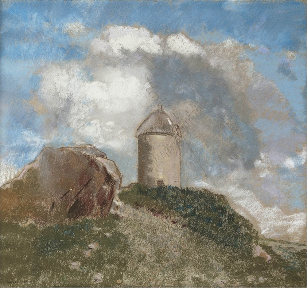 Odilon Redon The Windmill 02 oil painting reproduction