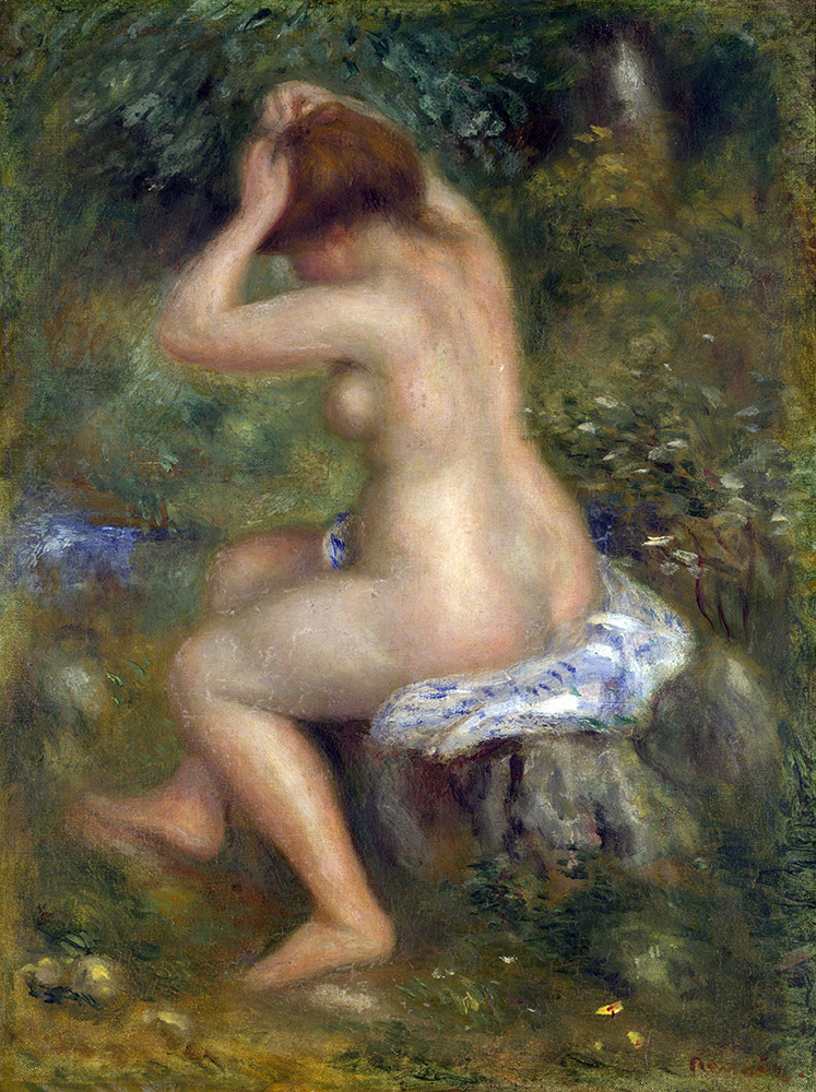 Pierre-Auguste Renoir Bather 2, 1885-90 oil painting reproduction