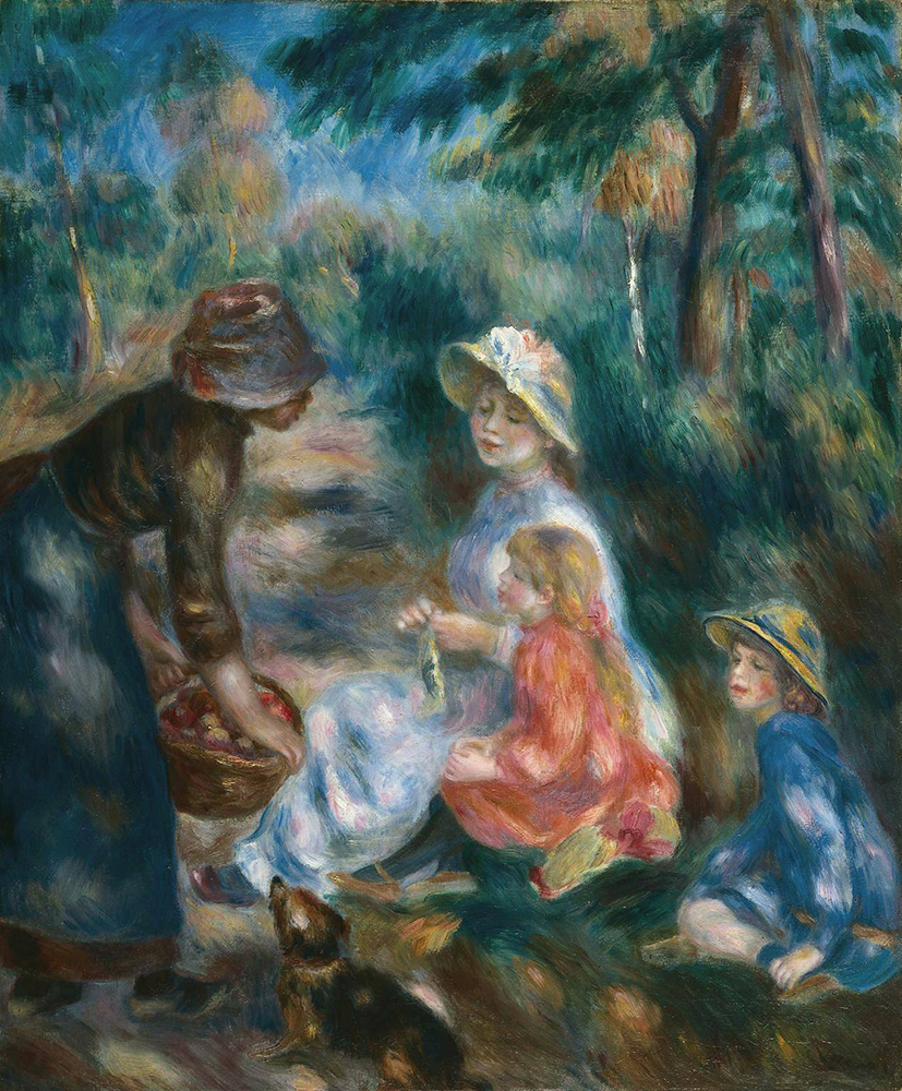 Pierre-Auguste Renoir The Apple Seller, 1890 oil painting reproduction