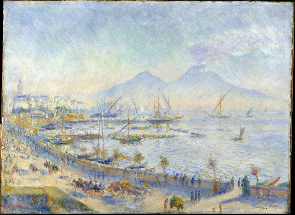 Pierre-Auguste Renoir The Bay of Naples (Morning), 1881 oil painting reproduction