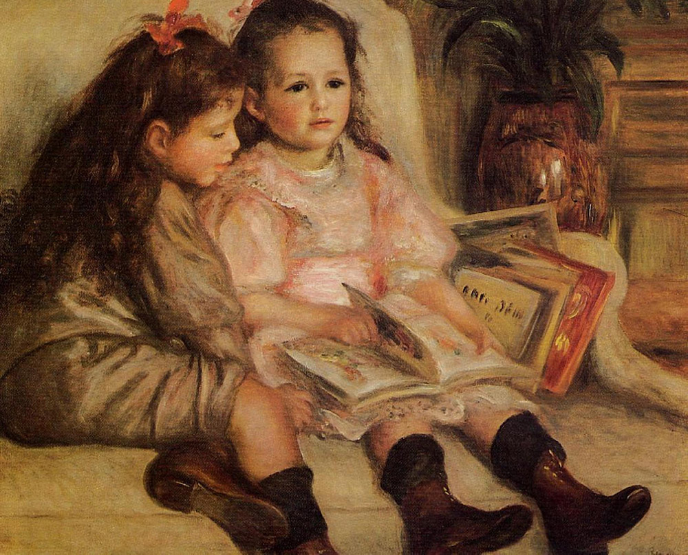 Pierre-Auguste Renoir The Children of Martial Caillebotte, 1895 oil painting reproduction