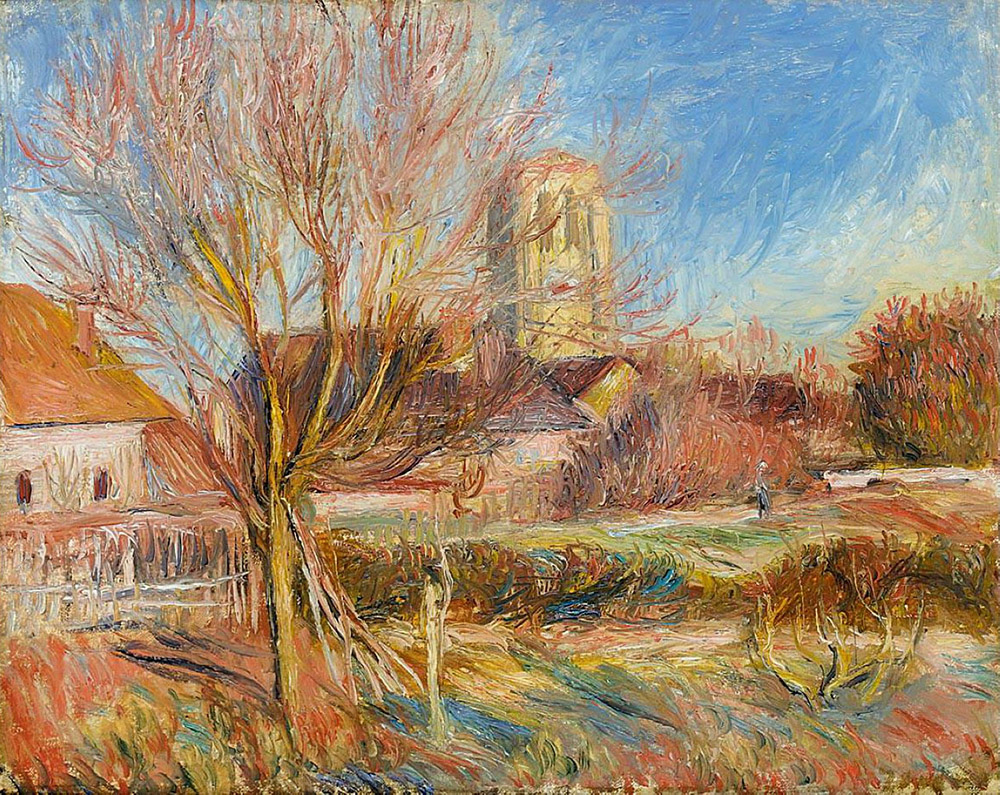 Pierre-Auguste Renoir The Church at Essoyes oil painting reproduction