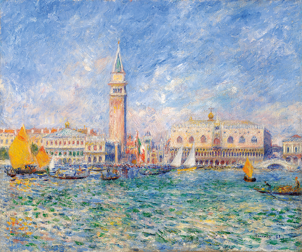 Pierre-Auguste Renoir The Doges' Palace, Venice, 1881 oil painting reproduction