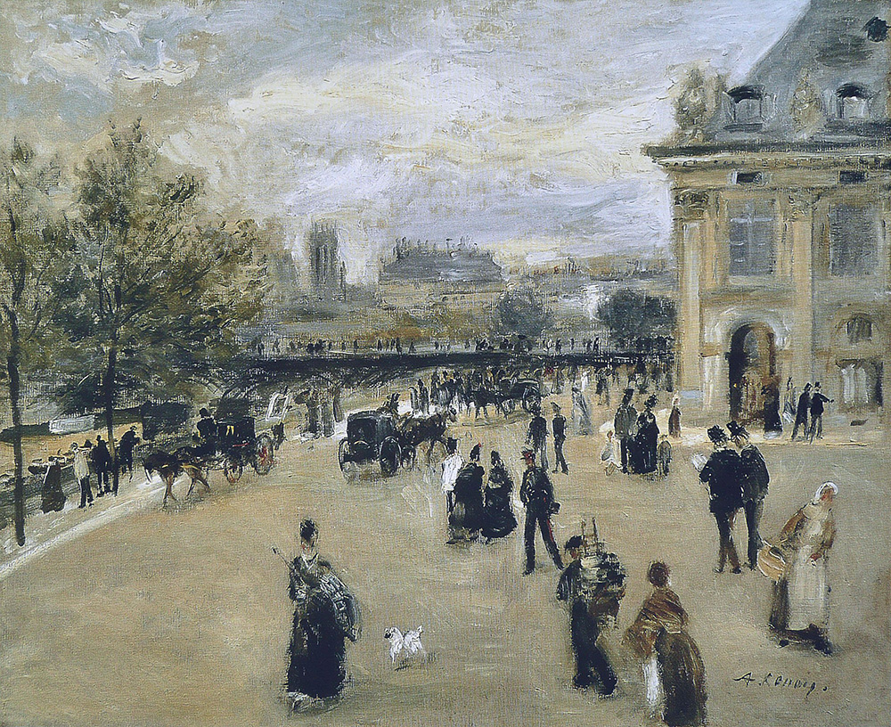 Pierre-Auguste Renoir The Institute, the Quay of Malaquais, 1875 oil painting reproduction