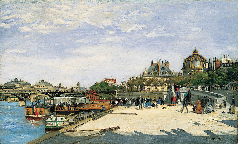 Pierre-Auguste Renoir The Pont des Arts, Paris, 1867-68 oil painting reproduction