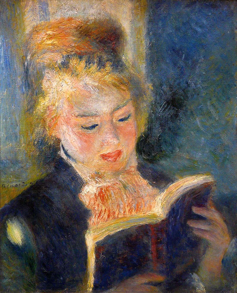 Pierre-Auguste Renoir The Reader, 1875-76 oil painting reproduction